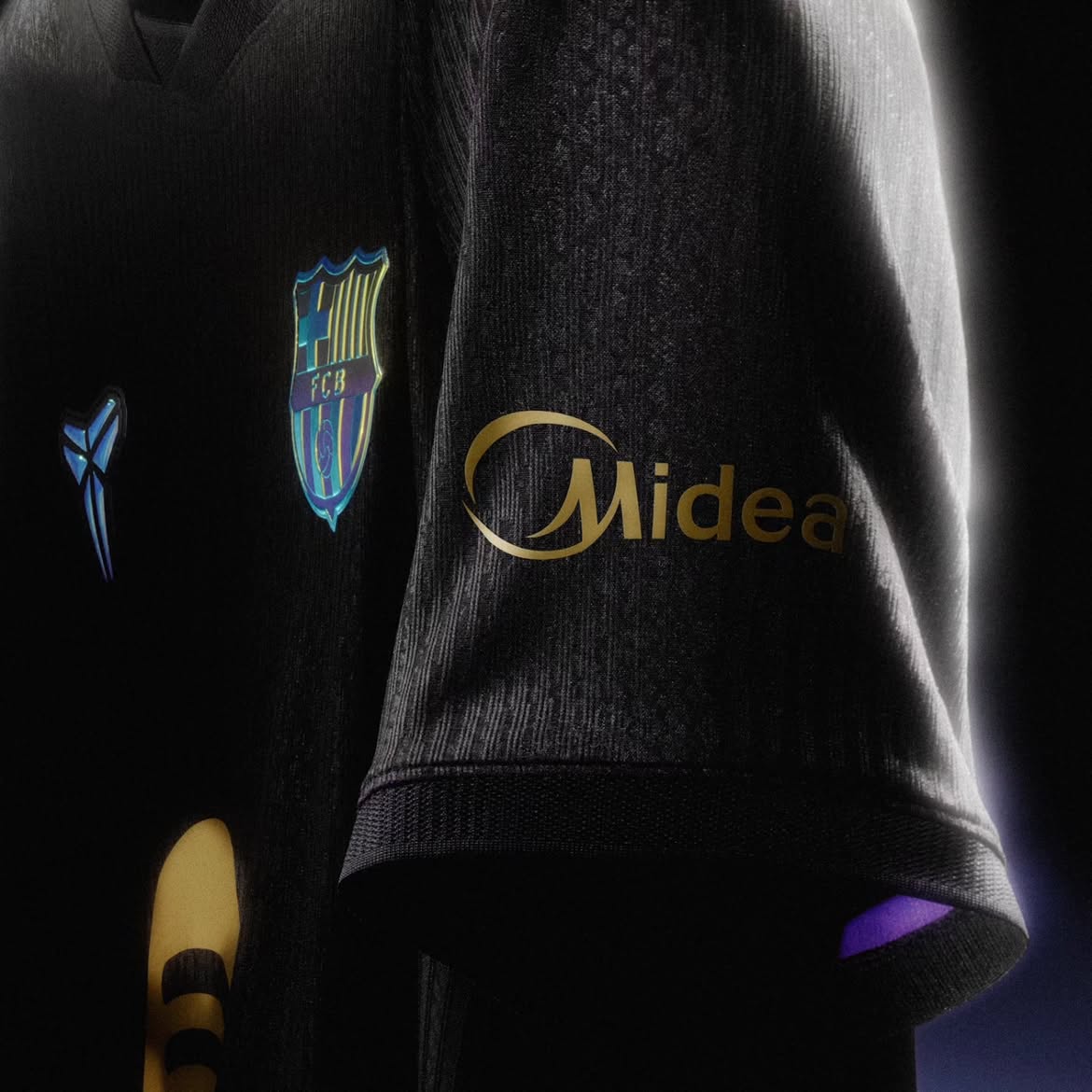 FC Barcelona Black & Purple Jersey – Bold. Modern. Iconic. ⚽🟣
