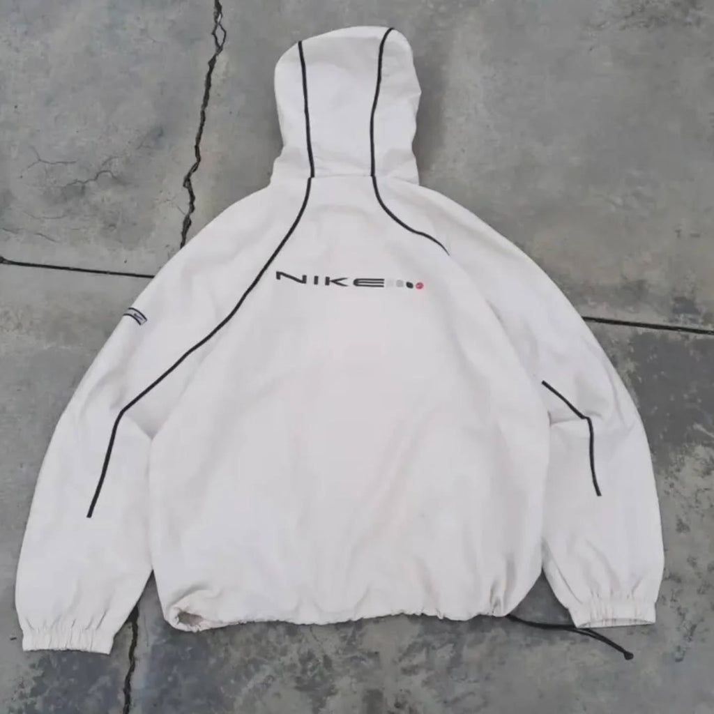 vintage Nike hooded half-zip anorak / windbreaker in a clean