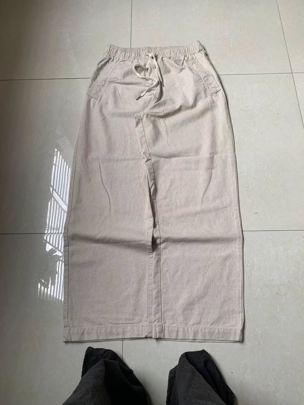 Linen pants are lightweight, casual outfit with a warm color palette