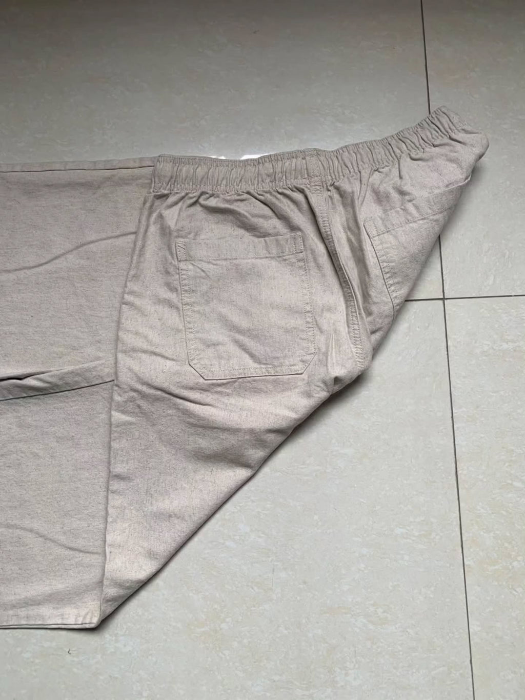 Linen pants are lightweight, casual outfit with a warm color palette