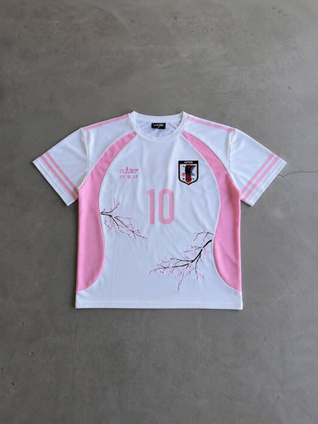Thread worked jerasey's .collection of six short-sleeve, soccer-jersey-style athletic shirts