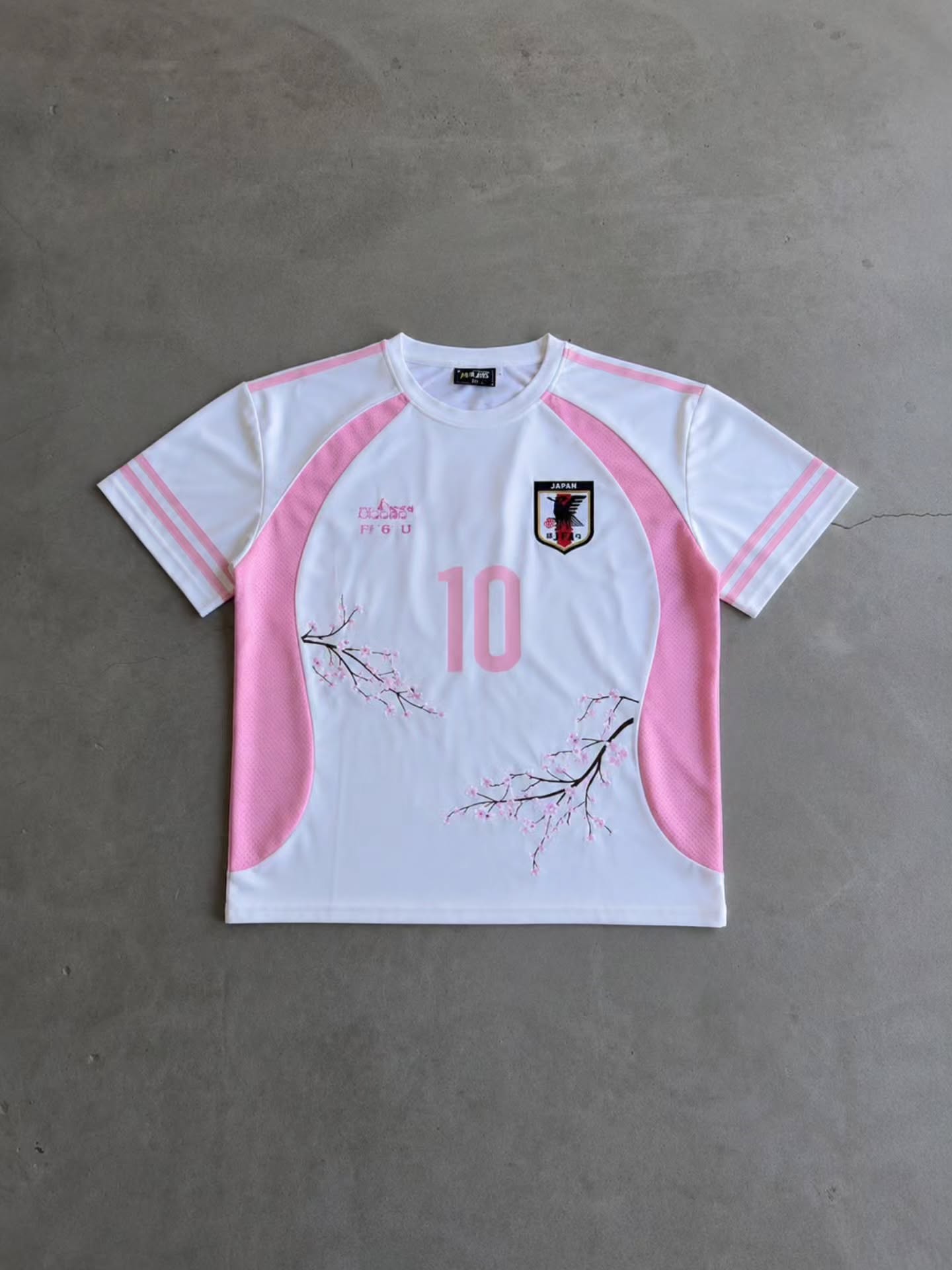 Thread worked jerasey's .collection of six short-sleeve, soccer-jersey-style athletic shirts