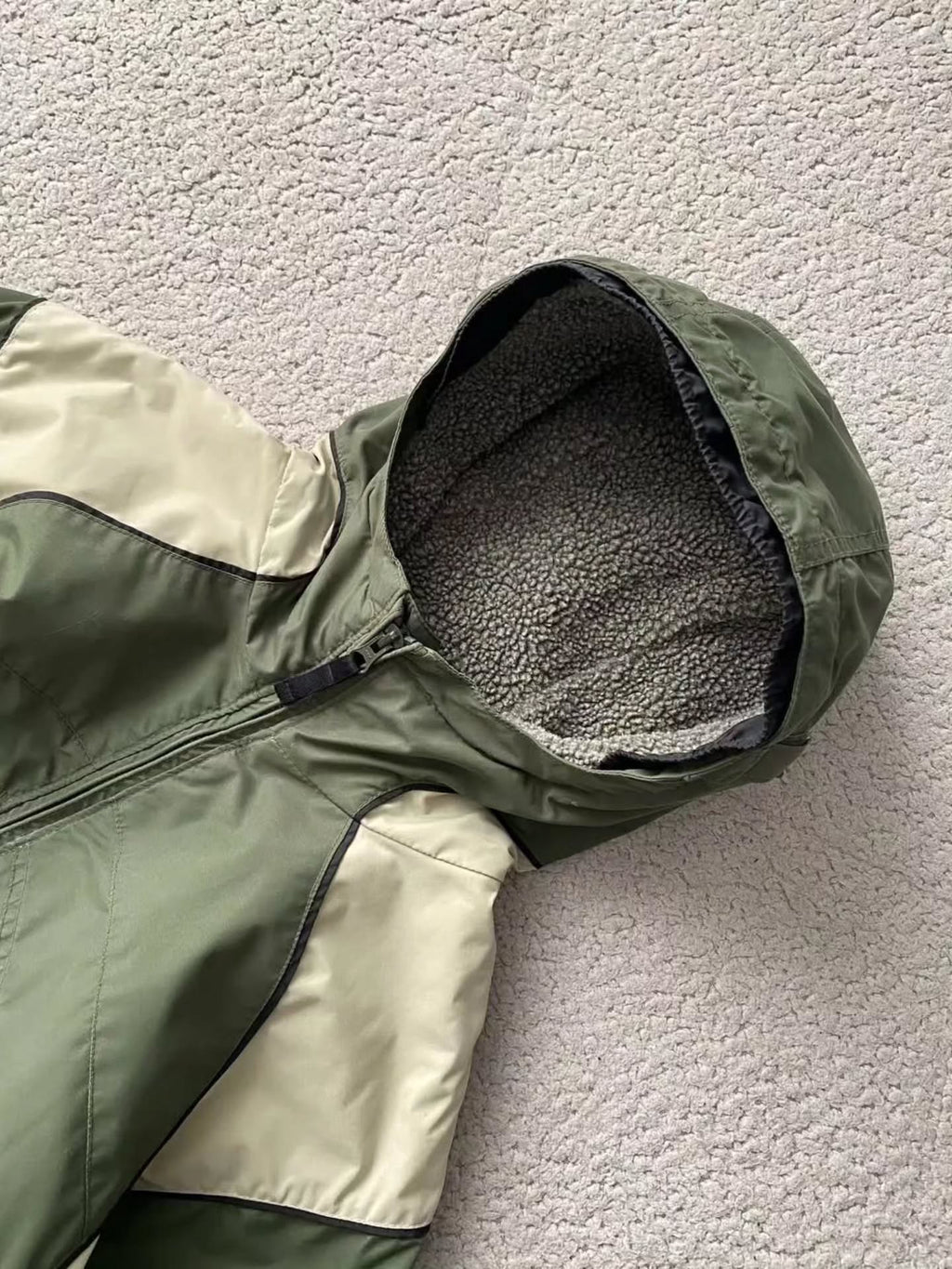 VINTAGE COLUMBIA CONVERT Fleece-Lined Outdoor Jacket