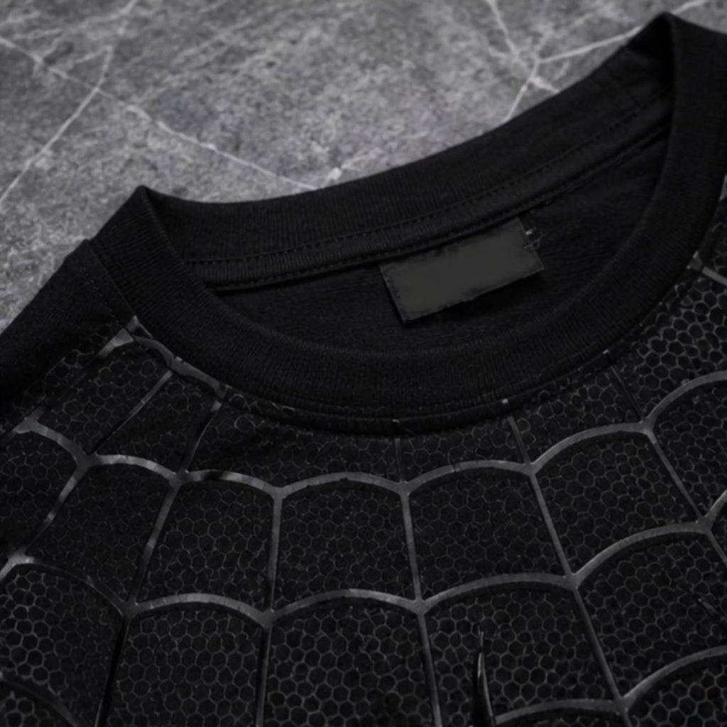 BLACK SUIT SPIDER Heavyweight Oversized Graphic Tee