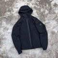 Vintage Adidas Performance Full-Zip Technical Windbreaker Jacket – Matte Black